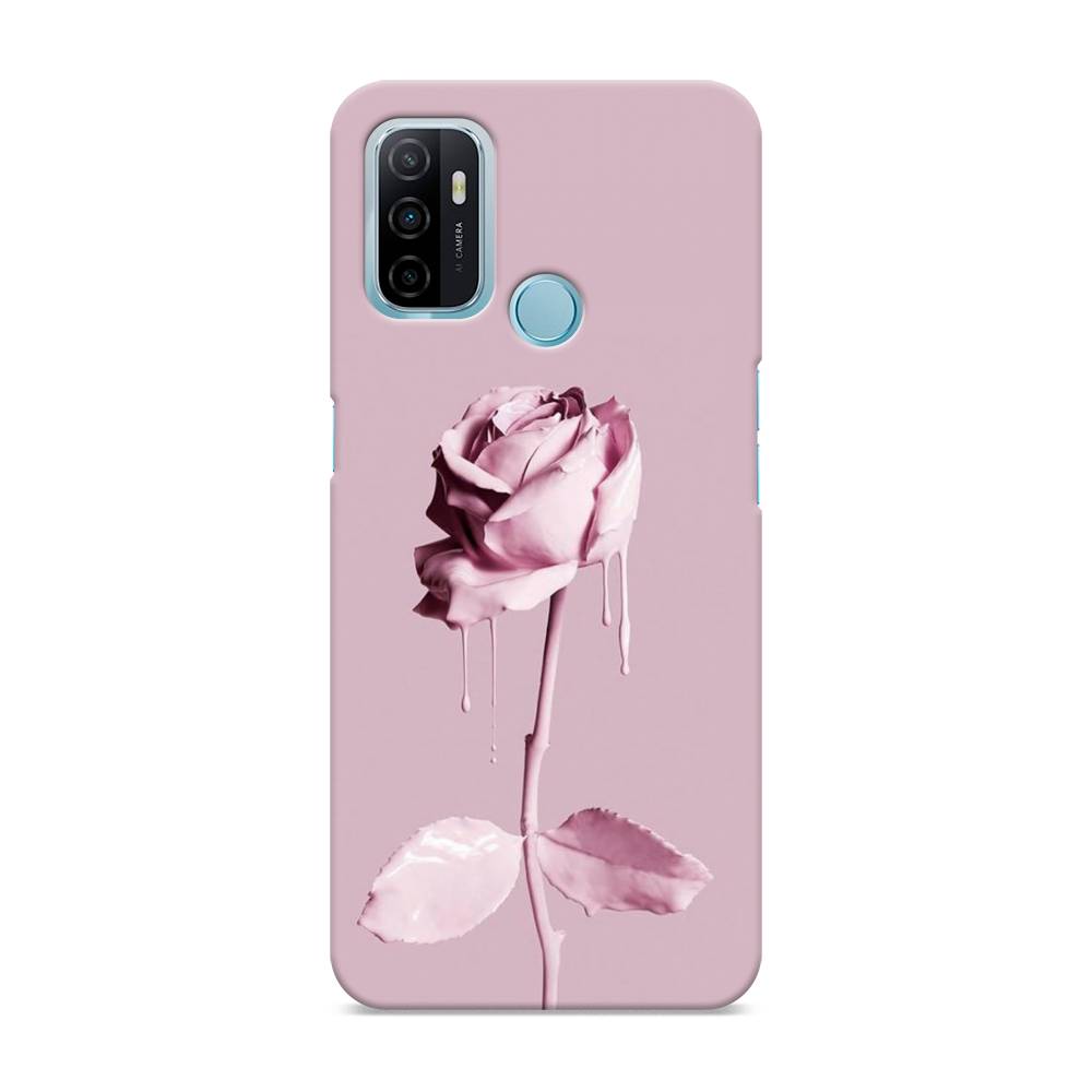 

Пластиковый чехол "Роза в краске" на Oppo A53, 254320-6