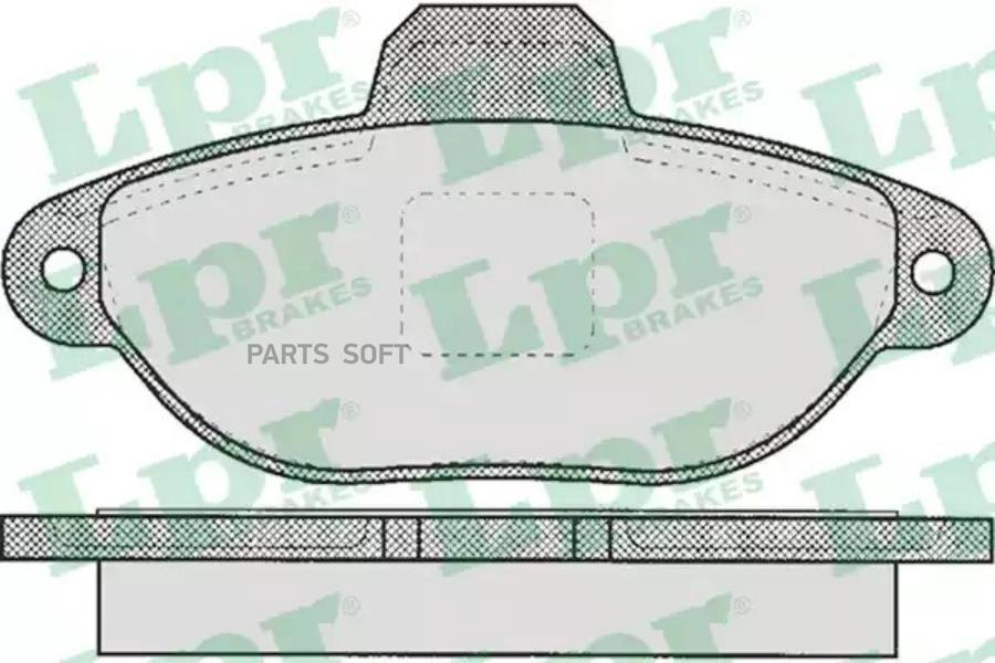 

Тормозные колодки Lpr дисковые 05P1191, 05P1191