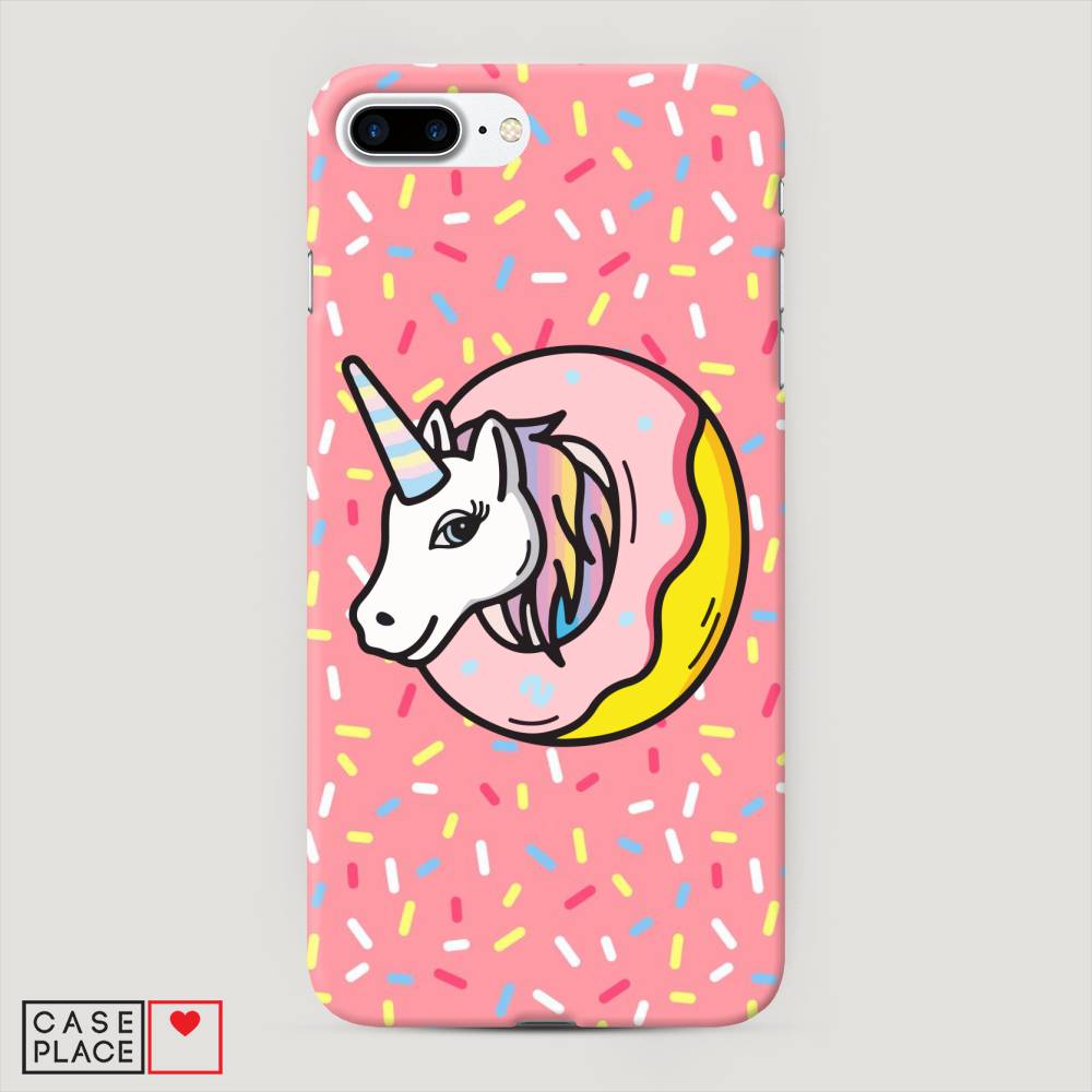 

Пластиковый чехол "Единорог в пончике" на Apple iPhone 8 Plus, 10920-1