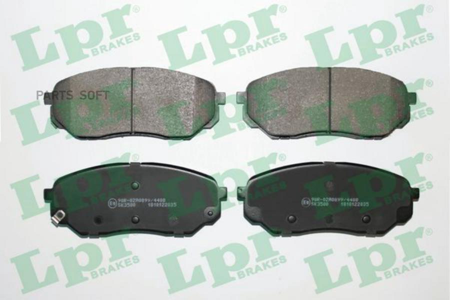 

Колодки тормозные LPR 05P2035 LPR, 05P2035