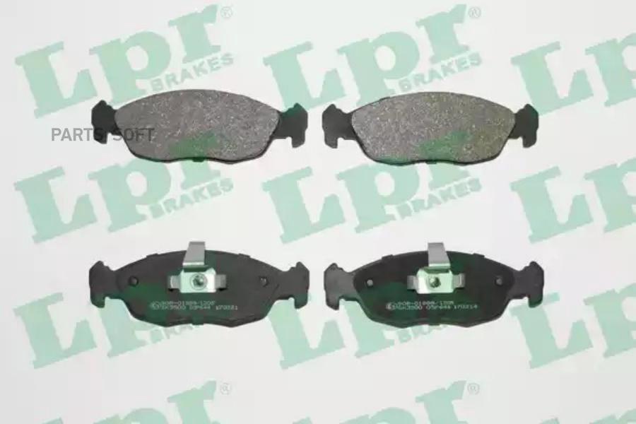 

Колодки тормозные CITROEN XSARA/SAXO/PEUGEOT 106/205/306 передние LPR, 05P644