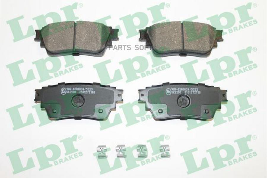 

Колодки тормозные Lpr дисковые 05P2180, 05P2180