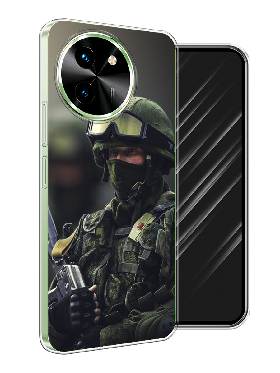 

Чехол Awog на Vivo T3x/Y38 5G "Солдат", Зеленый;серый, 2610650-1