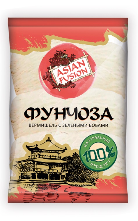 

Макаронные изделия Asian Fusion Вермишель Фунчоза с зелеными бобами 150 г