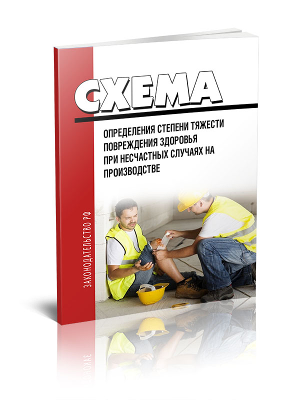 

Схема определения степени тяжести повреждения здоровья при несчастных случаях