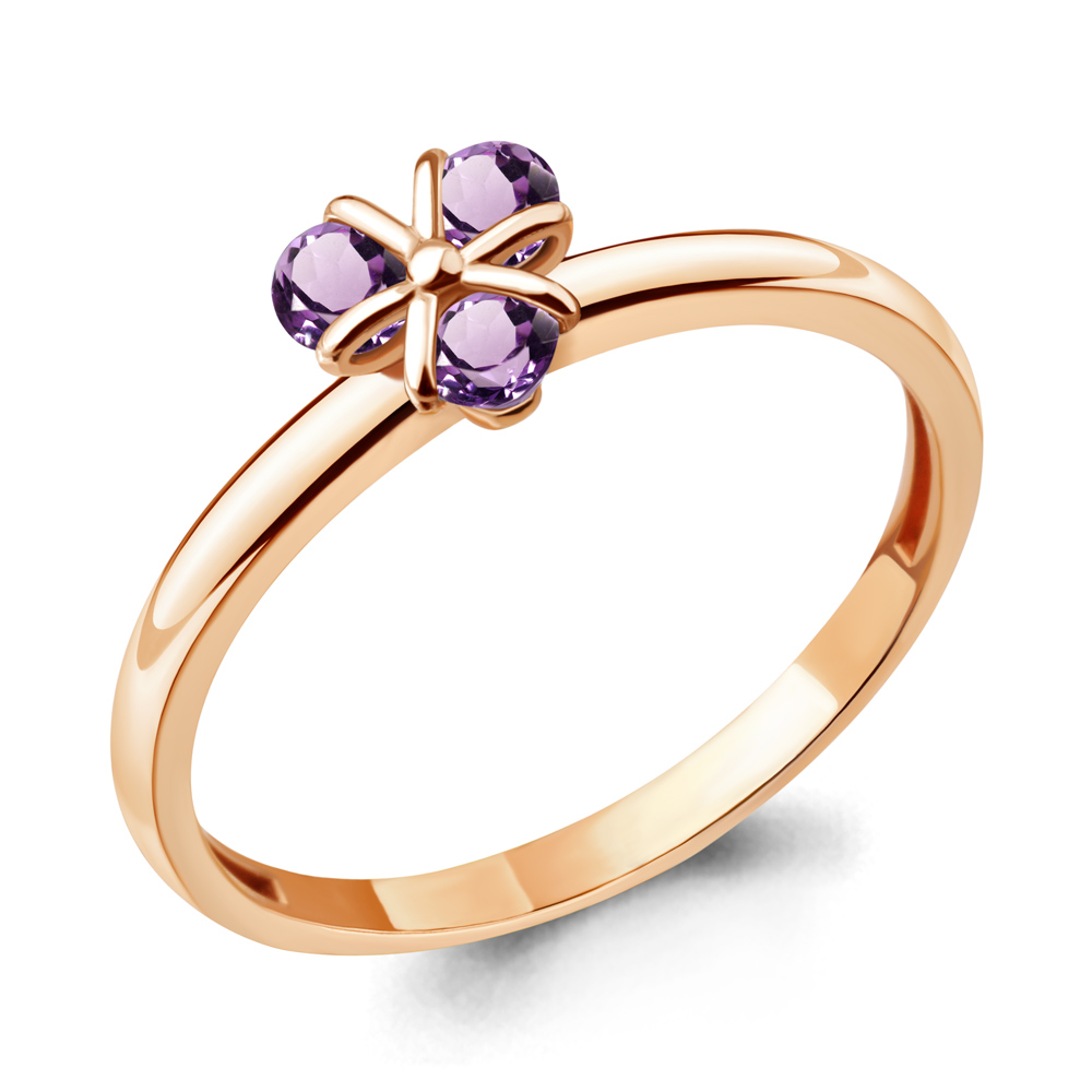 

Кольцо из серебра с аметистом р. , Aquamarine 6925304_925_з, 6925304_925_з