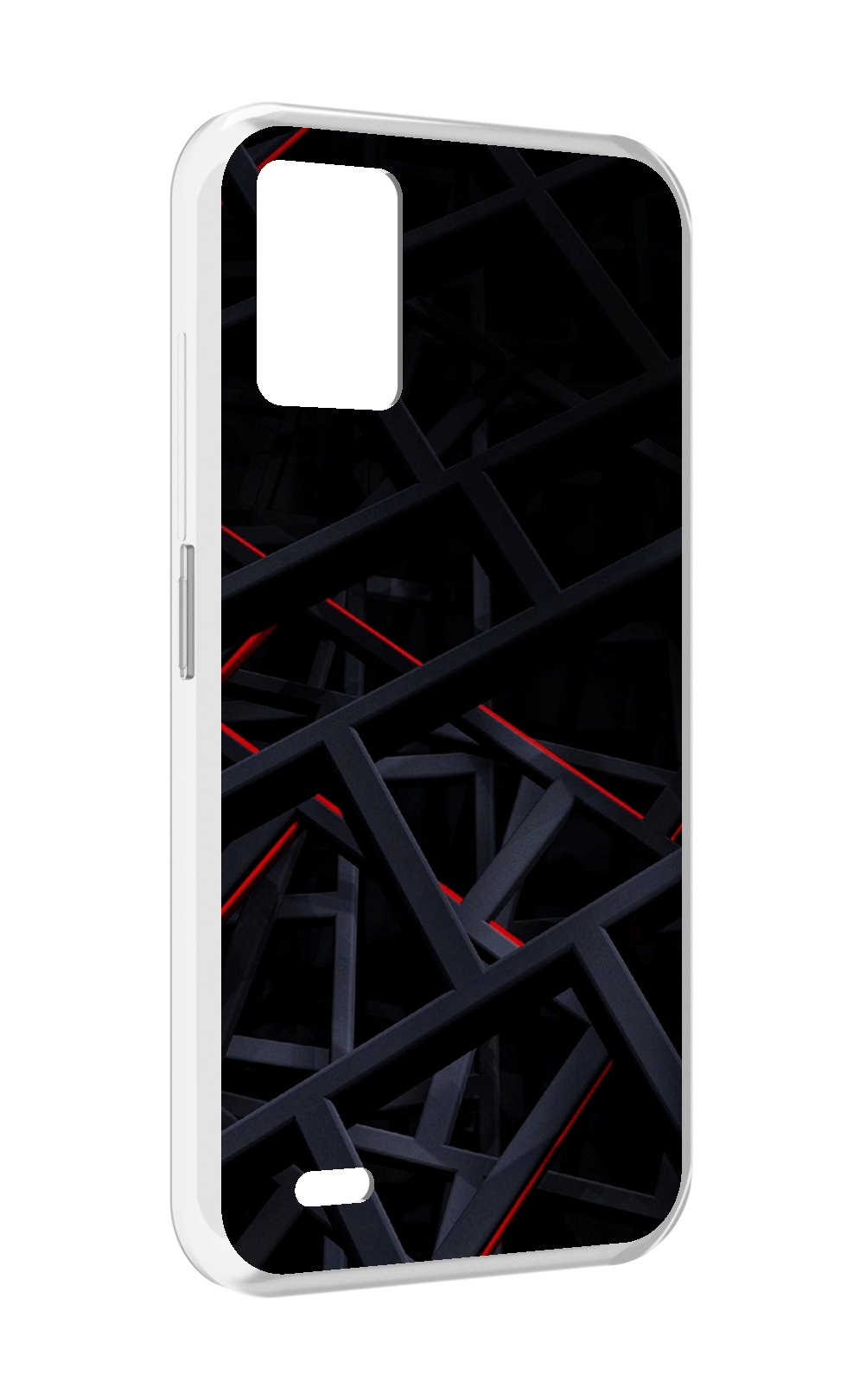 

Чехол задняя-панель-накладка-бампер MyPads Геометрия для UMIDIGI Bison 1 противоударный, Прозрачный, Tocco