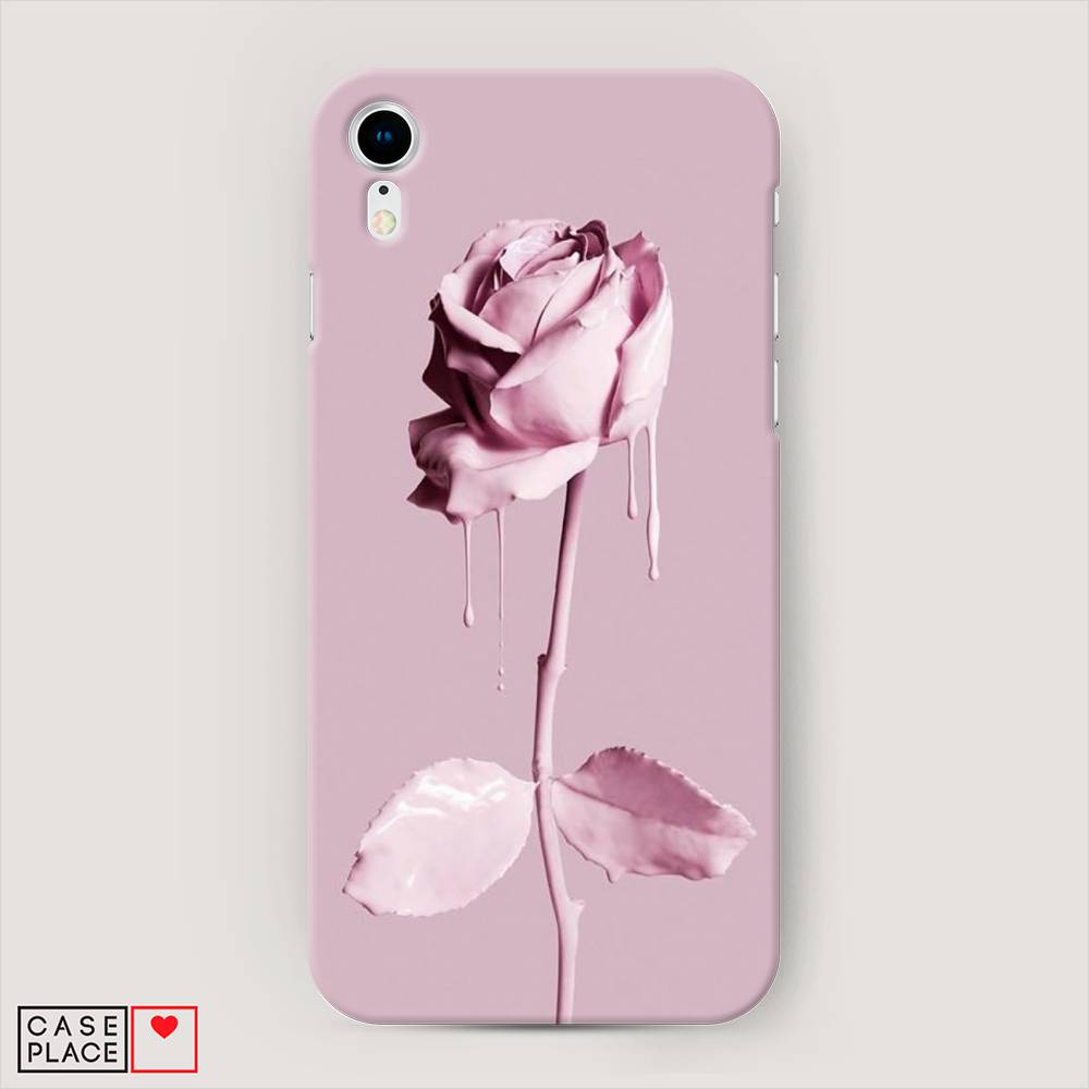 

Пластиковый чехол "Роза в краске" на Apple iPhone XR (10R), 12020-6