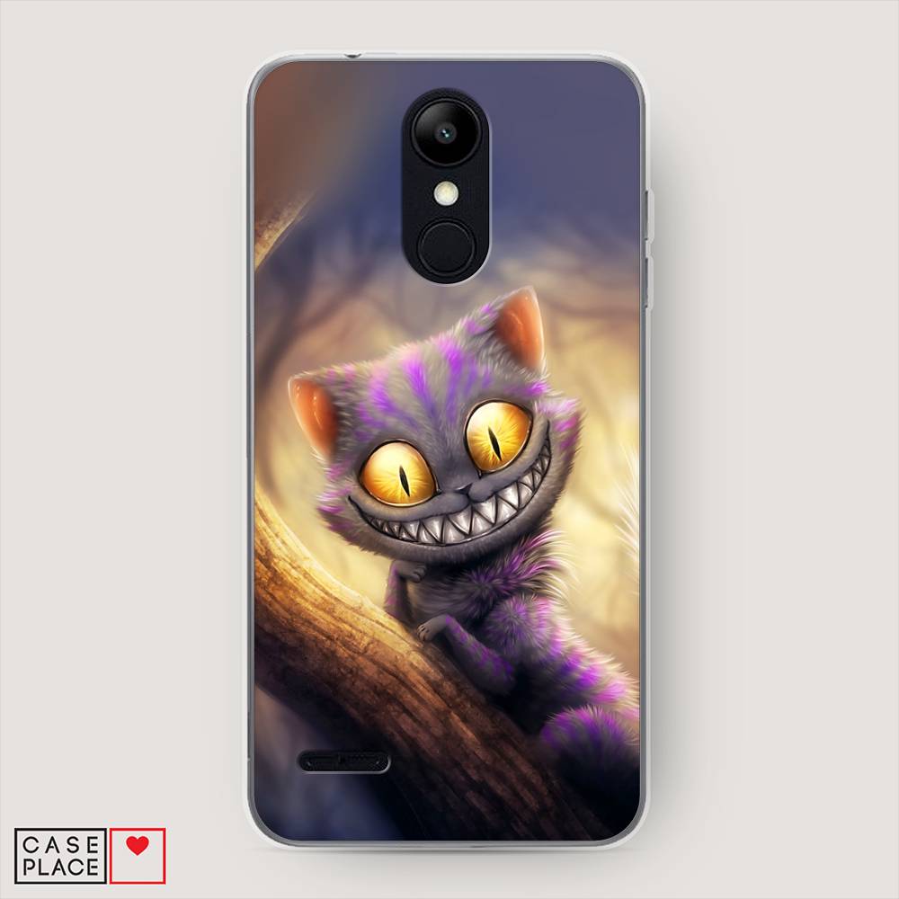 

Чехол Awog на LG K9 (K8 2018) "Cheshire Cat", Фиолетовый;желтый, 83750-1