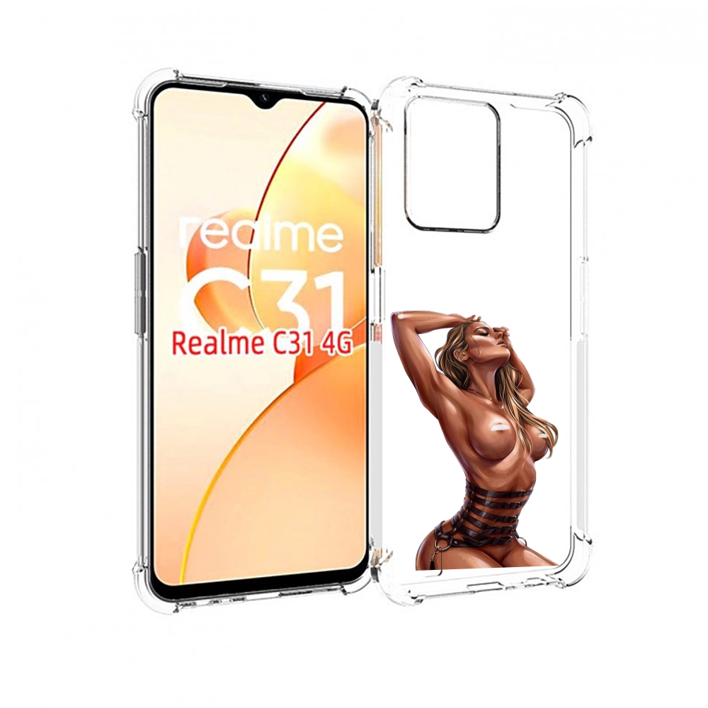 

Чехол MyPads Портупея денский для OPPO Realme C31, Прозрачный, Tocco