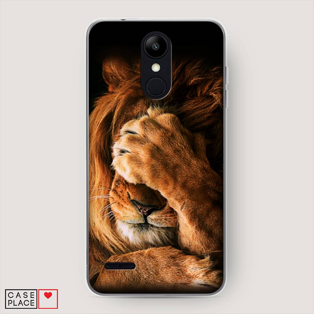 

Чехол Awog на LG K9 (K8 2018) "Львиный стыд", Коричневый;черный, 83750-1
