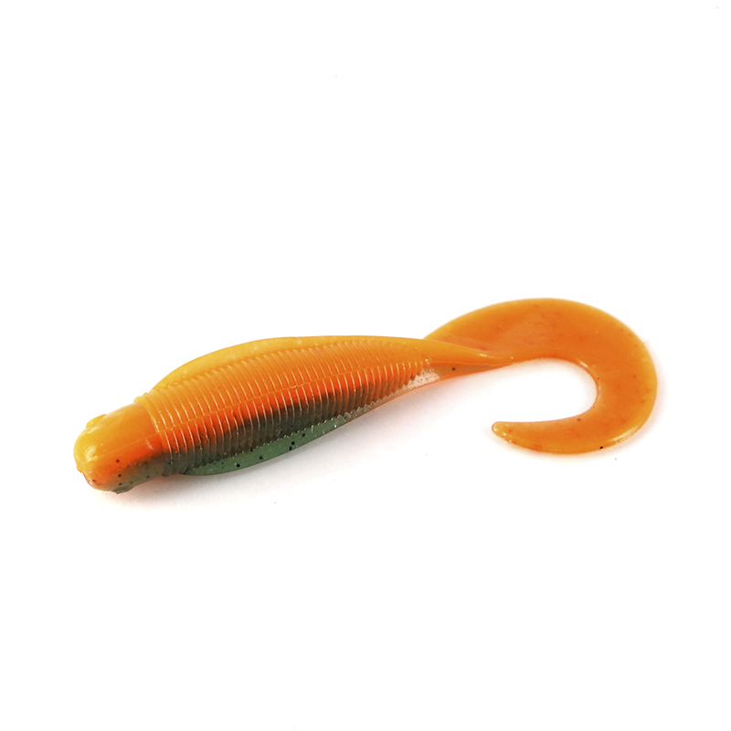 

Силиконовая приманка Tsuribito Supersoft Nami 90 мм, S048, 4 шт., Золотистый;розовый