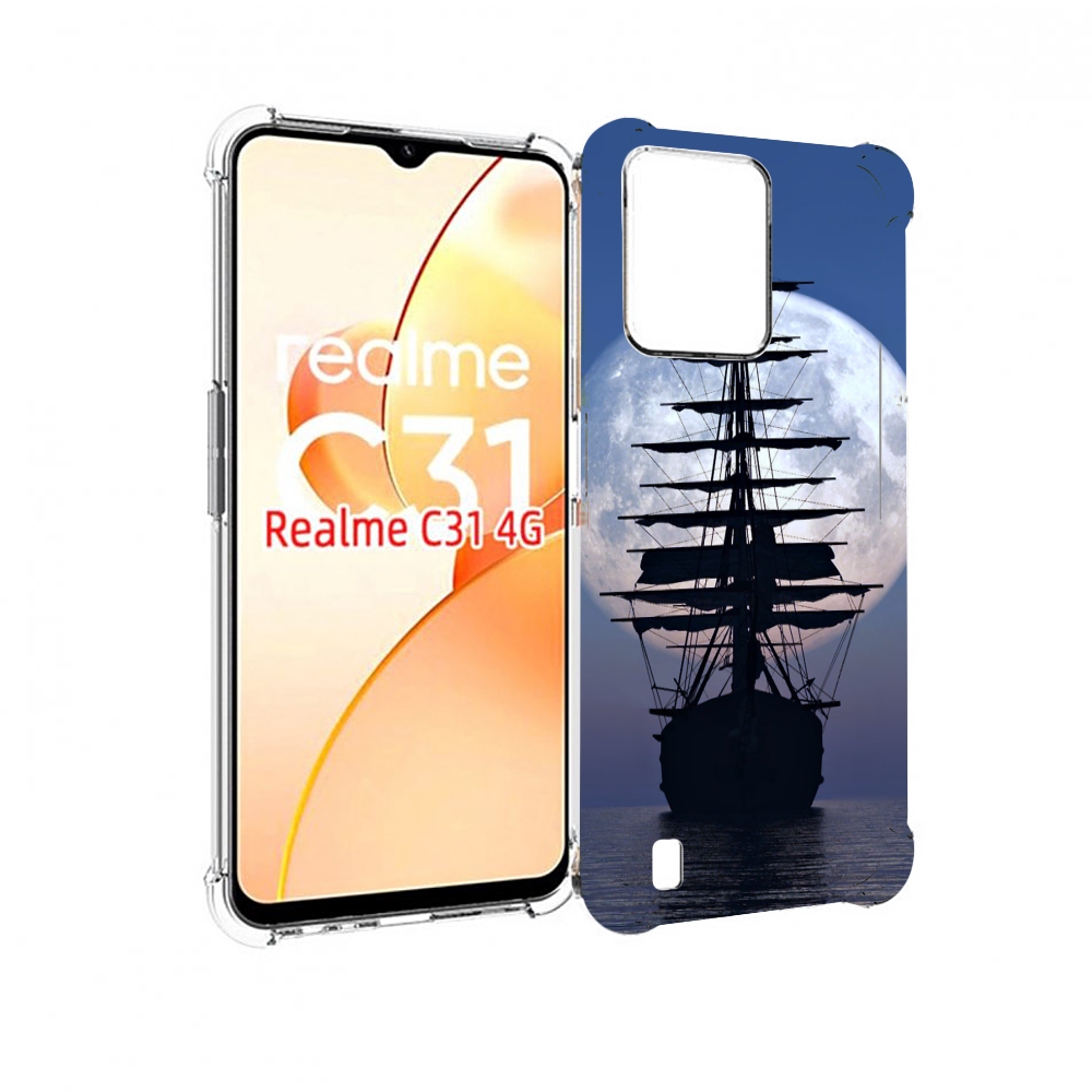 

Чехол MyPads Парус-в-море для OPPO Realme C31, Прозрачный, Tocco