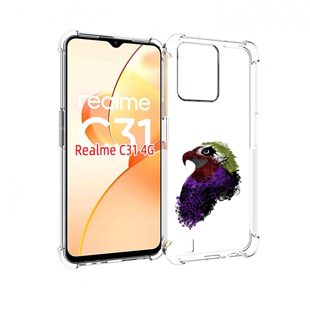 

Чехол MyPads Орел для OPPO Realme C31, Прозрачный, Tocco