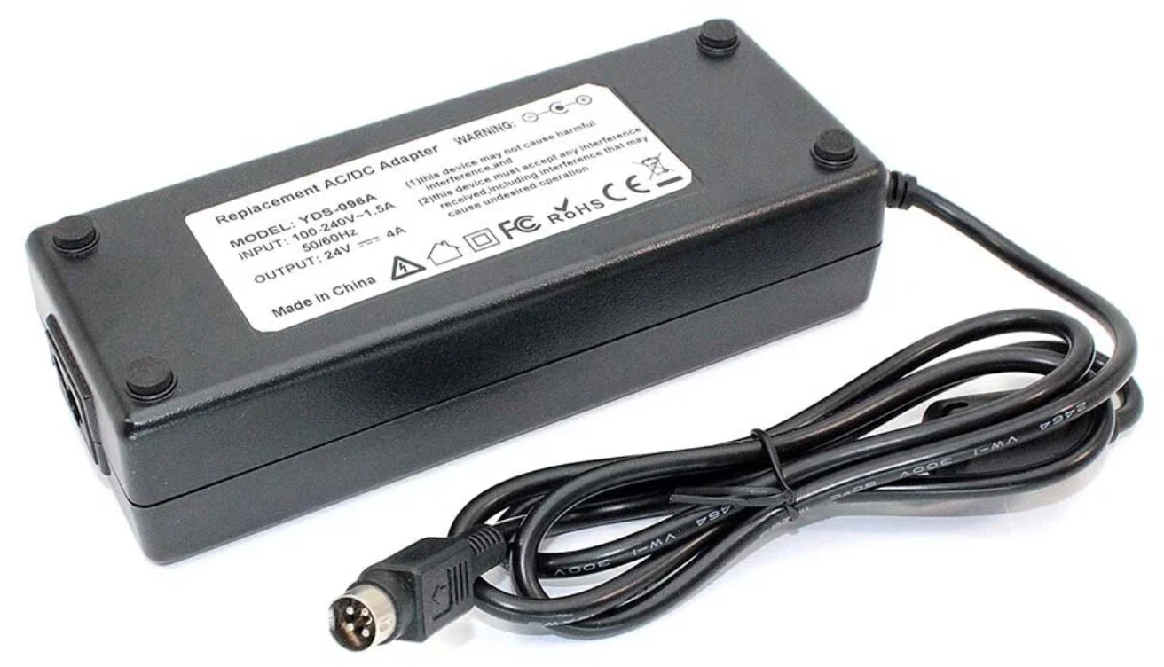 

Блок питания для монитора и телевизора LCD 24V 4A 96W 4pin