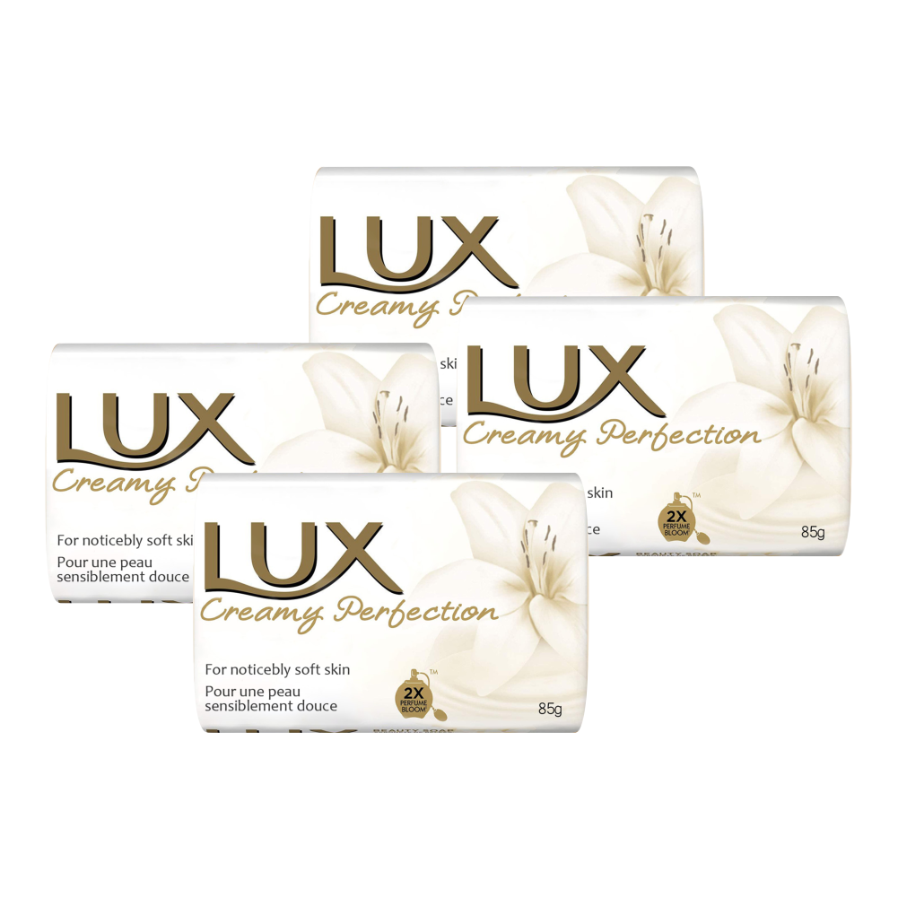 Комплект Мыло кусковое туалетное LUX Creamy Perfection Кремовое совершенство 85 г х 4 шт бизорюк кремовое мыло горный родник tambusun 150