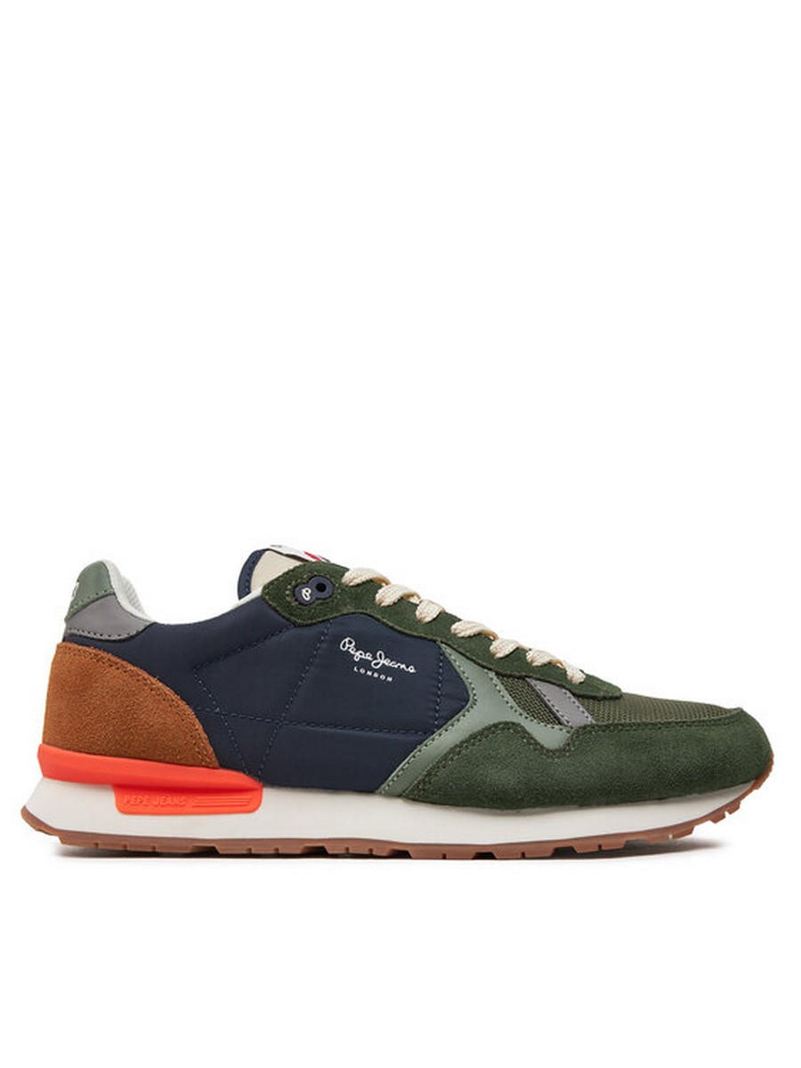 

Кроссовки мужские Pepe Jeans London Brit Mix M PMS40006 хаки 43 EU, Brit Mix M PMS40006