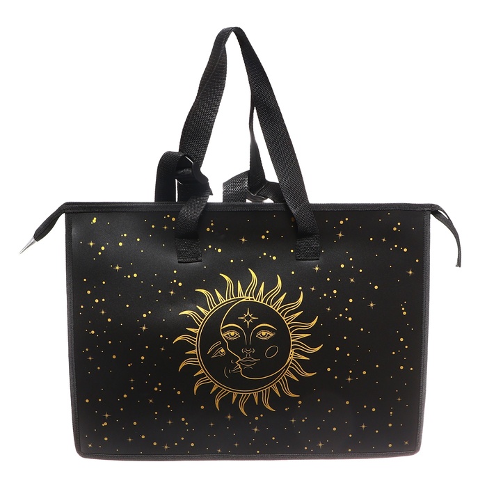 

Папка deVENTE Zodiac А3 с ручками пластик, молния сверху, 467х338х100мм