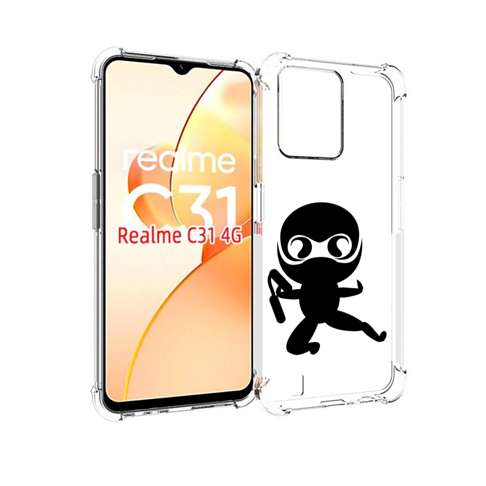 

Чехол MyPads Ниндзя для OPPO Realme C31, Прозрачный, Tocco
