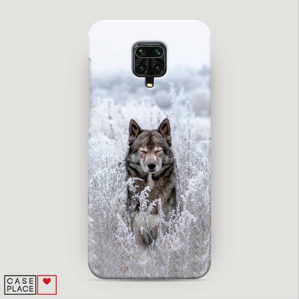 

Пластиковый чехол "Волк в поле" на Xiaomi Redmi Note 9 Pro, 38020-1