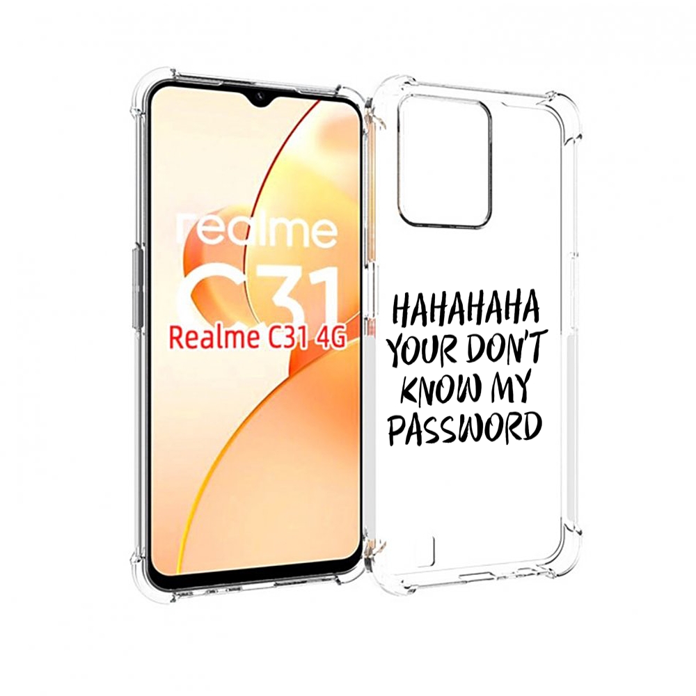 

Чехол MyPads Мой-пароль для OPPO Realme C31, Прозрачный, Tocco