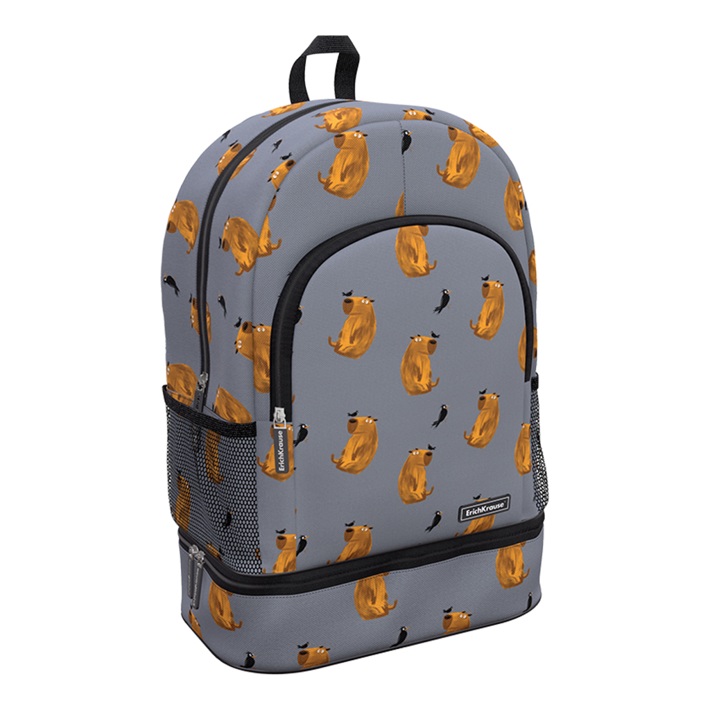 

Рюкзак ErichKrause ActiveLine BootsBag 21L Capybara 60522, Серый, ActiveLine