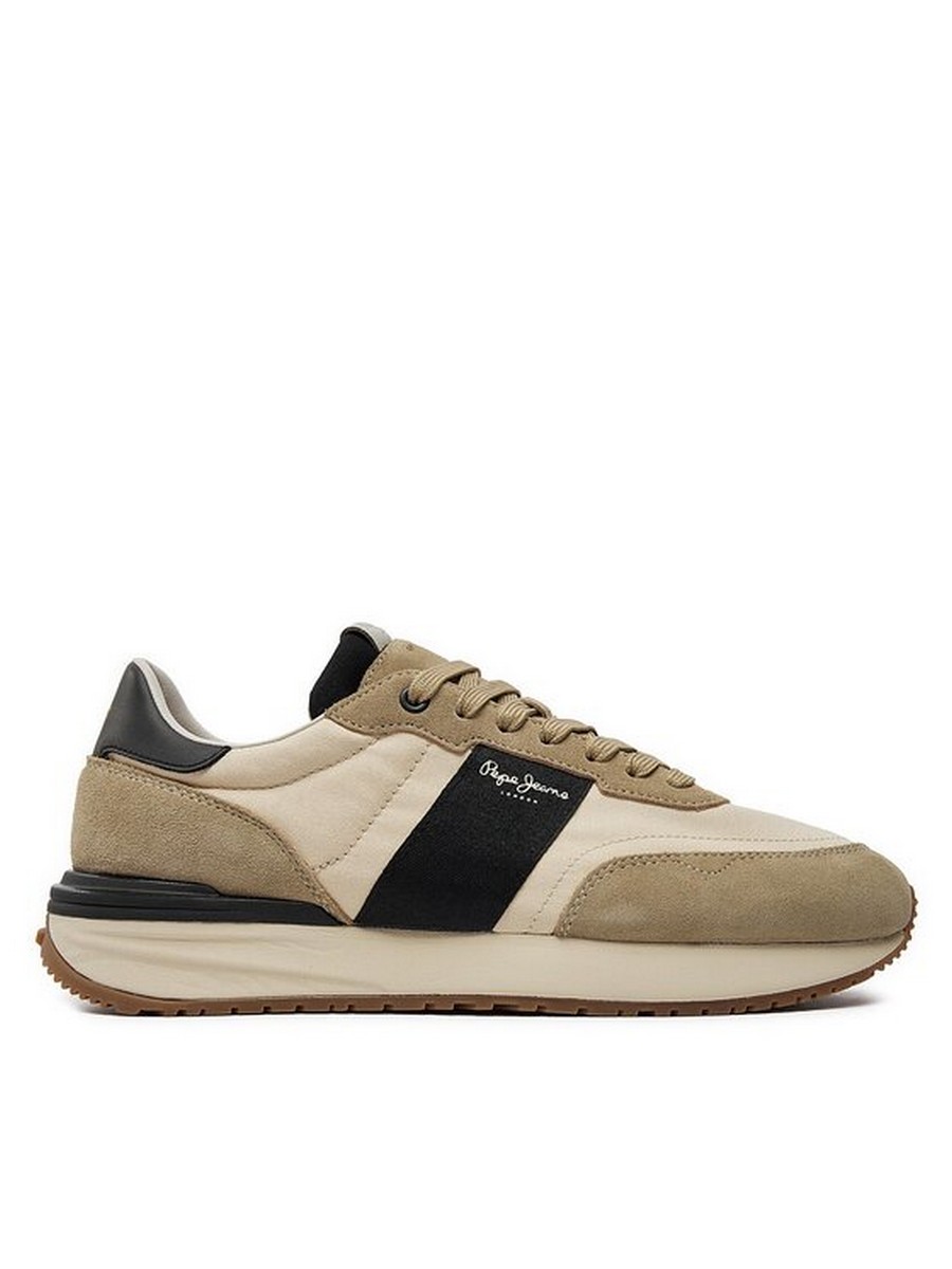 

Кроссовки мужские Pepe Jeans London Buster Tape PMS60006 бежевые 45 EU, Бежевый, Buster Tape PMS60006