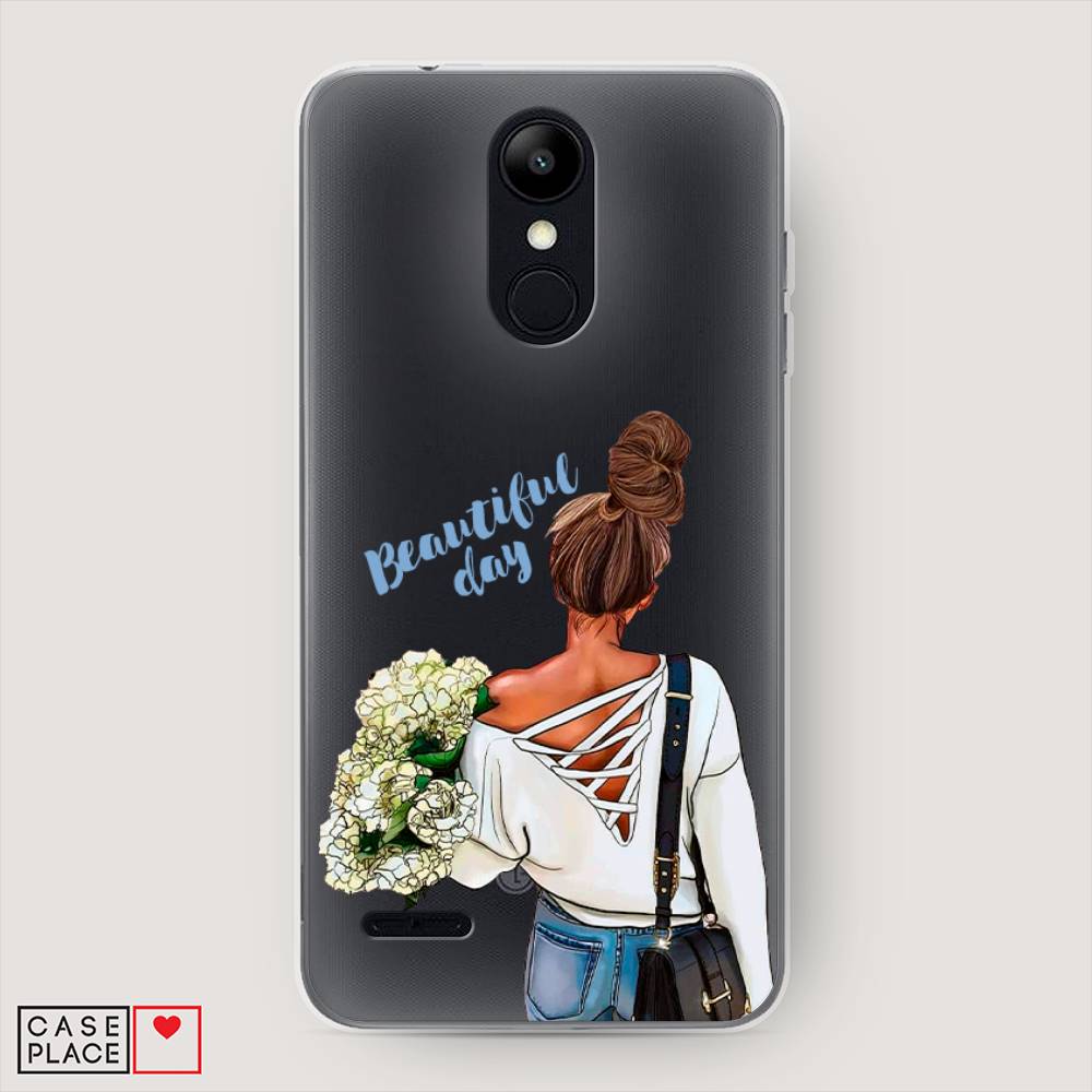 

Чехол Awog на LG K9 (K8 2018) "Beautiful day vector", Коричневый;белый;зеленый, 83750-6