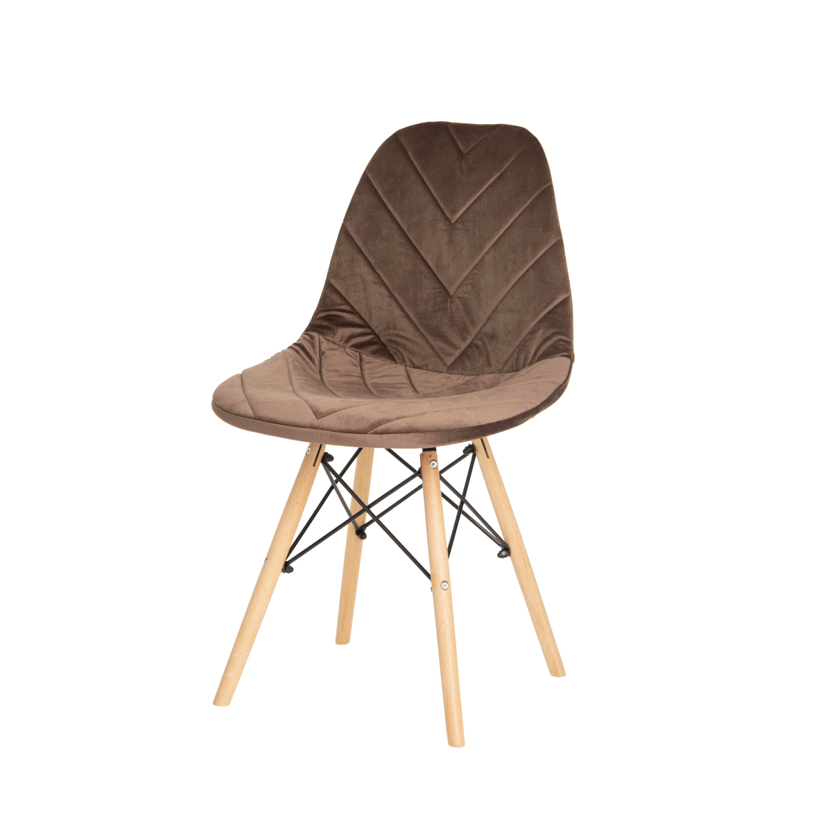 

Чехол для стула в стиле Eames LuxAlto 11463, Велюр Коричневый, 2 шт., Velur-Eames