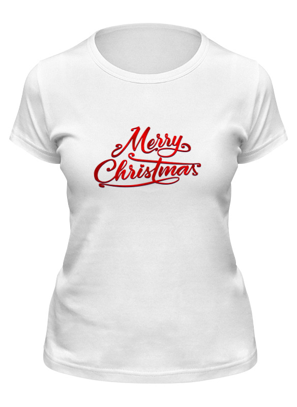 

Футболка женская Printio Merry christmas белая M, Белый, Merry christmas