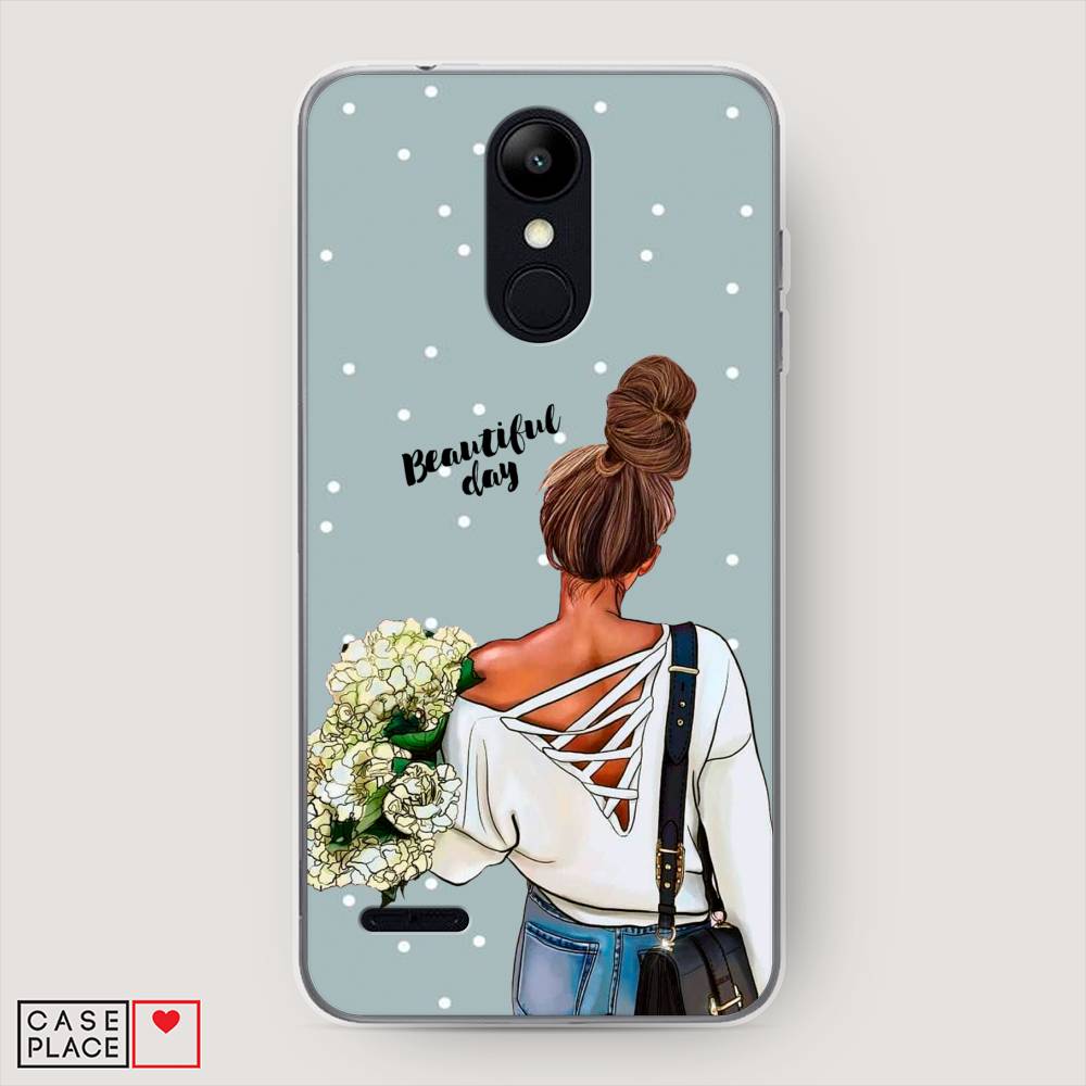 

Чехол Awog на LG K9 (K8 2018) "Beautiful day", Голубой;коричневый;бежевый, 83750-6