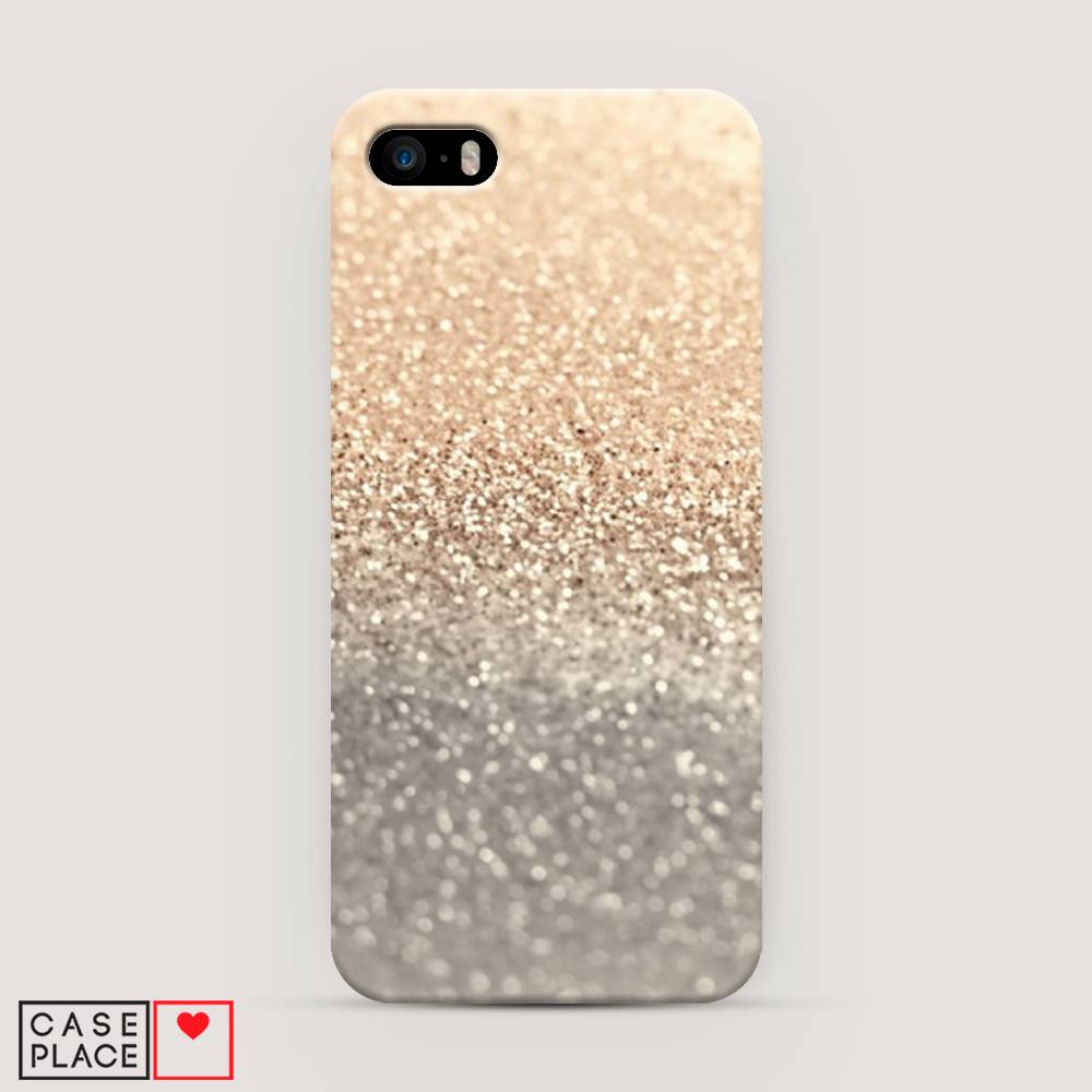 

Пластиковый чехол "Песок золотой рисунок" на Apple iPhone 5, 10320-2