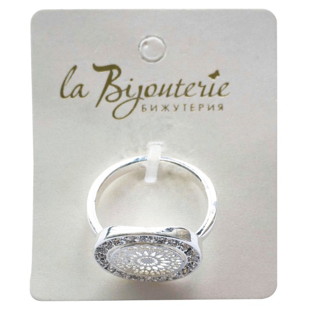 

Кольцо из металла со стеклом La Bijouterie