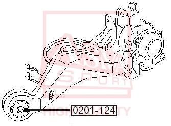 

Сайлентблок ASVA 0201124, ASVA0201124