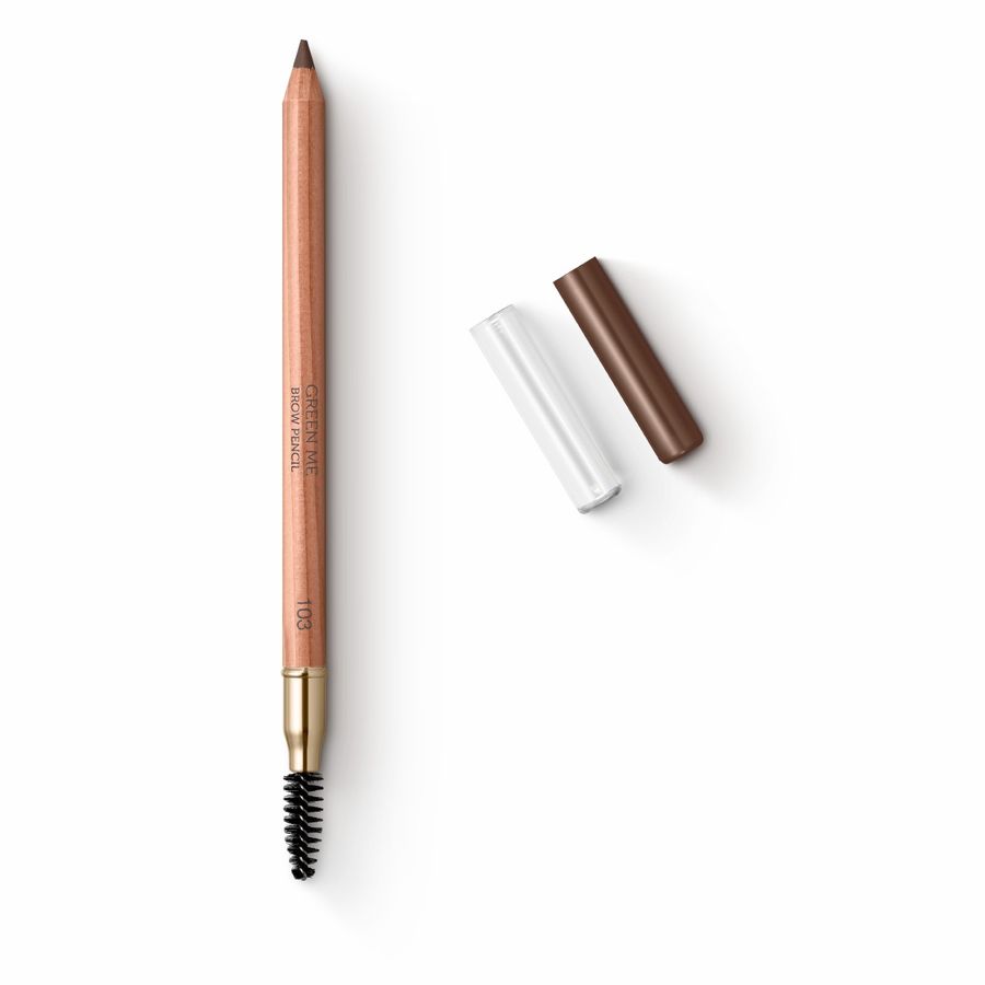 Карандаш для бровей Kiko Milano Green me brow pencil № 103 Dark Chocolate