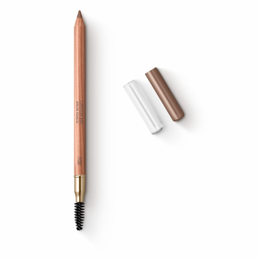 Карандаш для бровей Kiko Milano Green me brow pencil № 102 Milk Chocolate