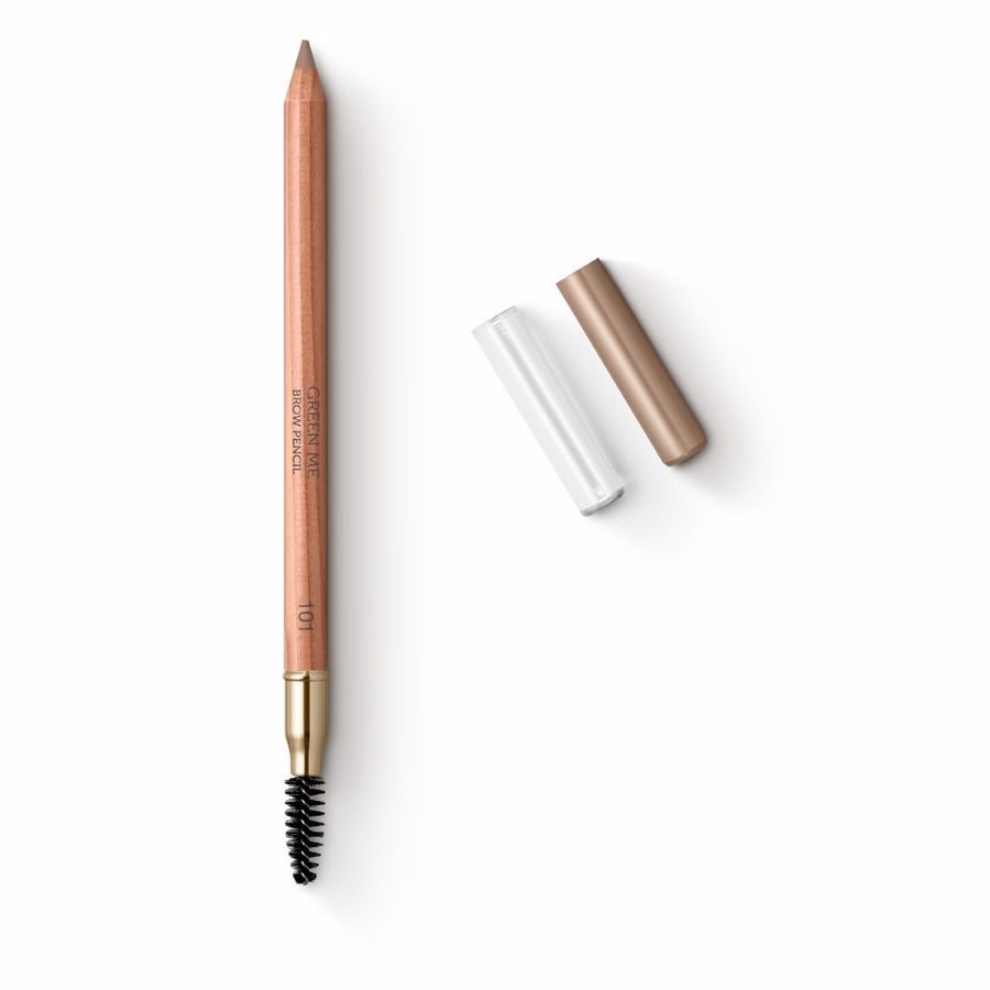 Карандаш для бровей Kiko Milano Green me brow pencil № 101 Taupe