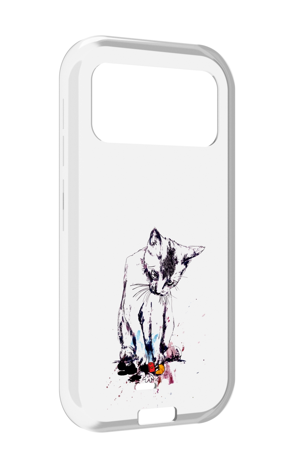 

Чехол MyPads кот и микки для Oukitel F150 H2022, Прозрачный, Tocco