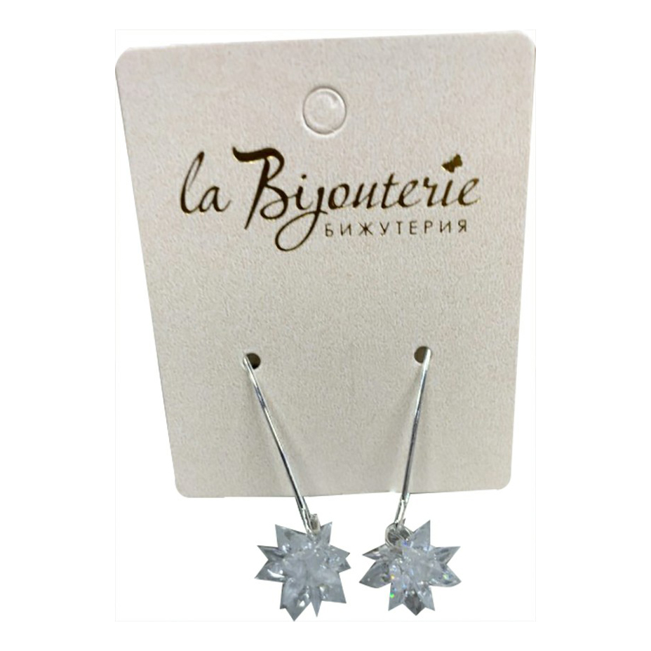 

Серьги из металла с ювелирным стеклом La Bijouterie