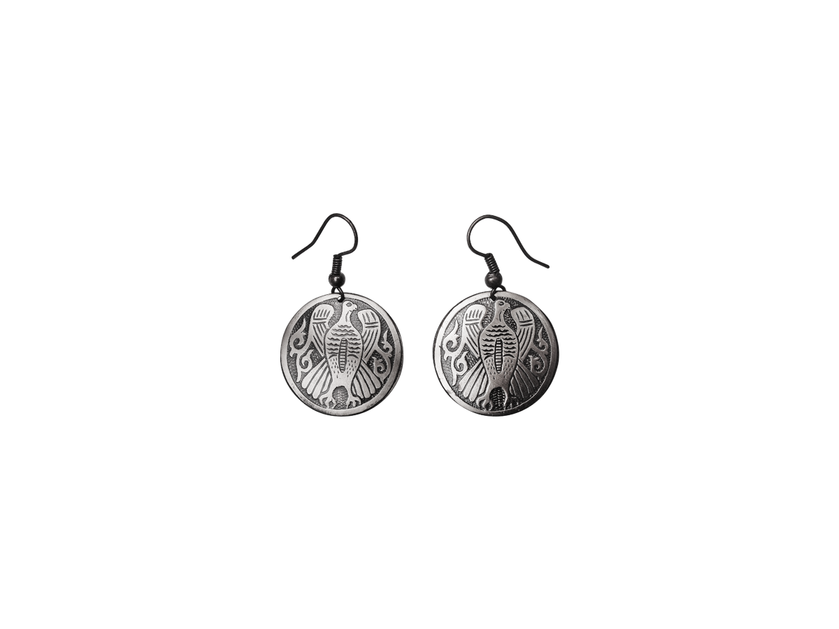 

Серьги подвески из мельхиора Мастерская Алёшиных Т27.24.03.00, Т27.24.03.00