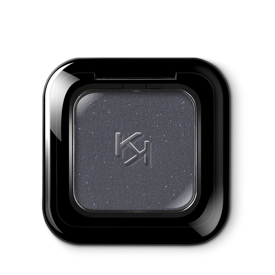 Тени для век Kiko Milano High pigment eyeshadow № 53 Sparkling Black Италия серый