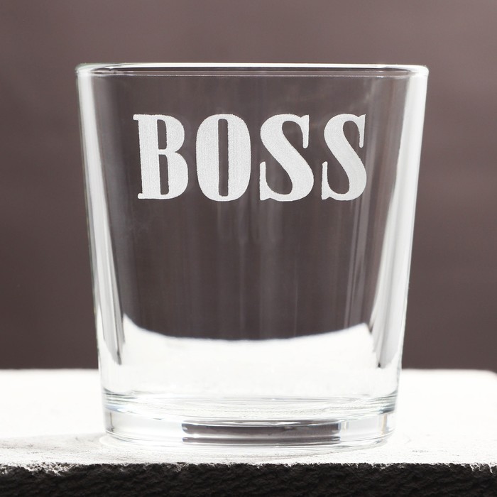 

Стакан для виски «Босс», Прозрачный