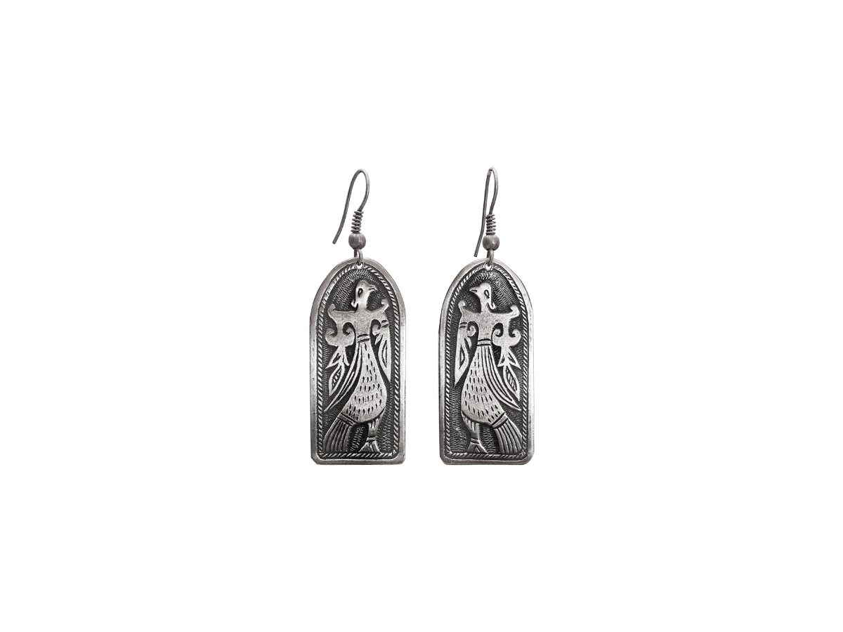 

Серьги подвески из мельхиора Мастерская Алёшиных Т27.22.03.00, Т27.22.03.00