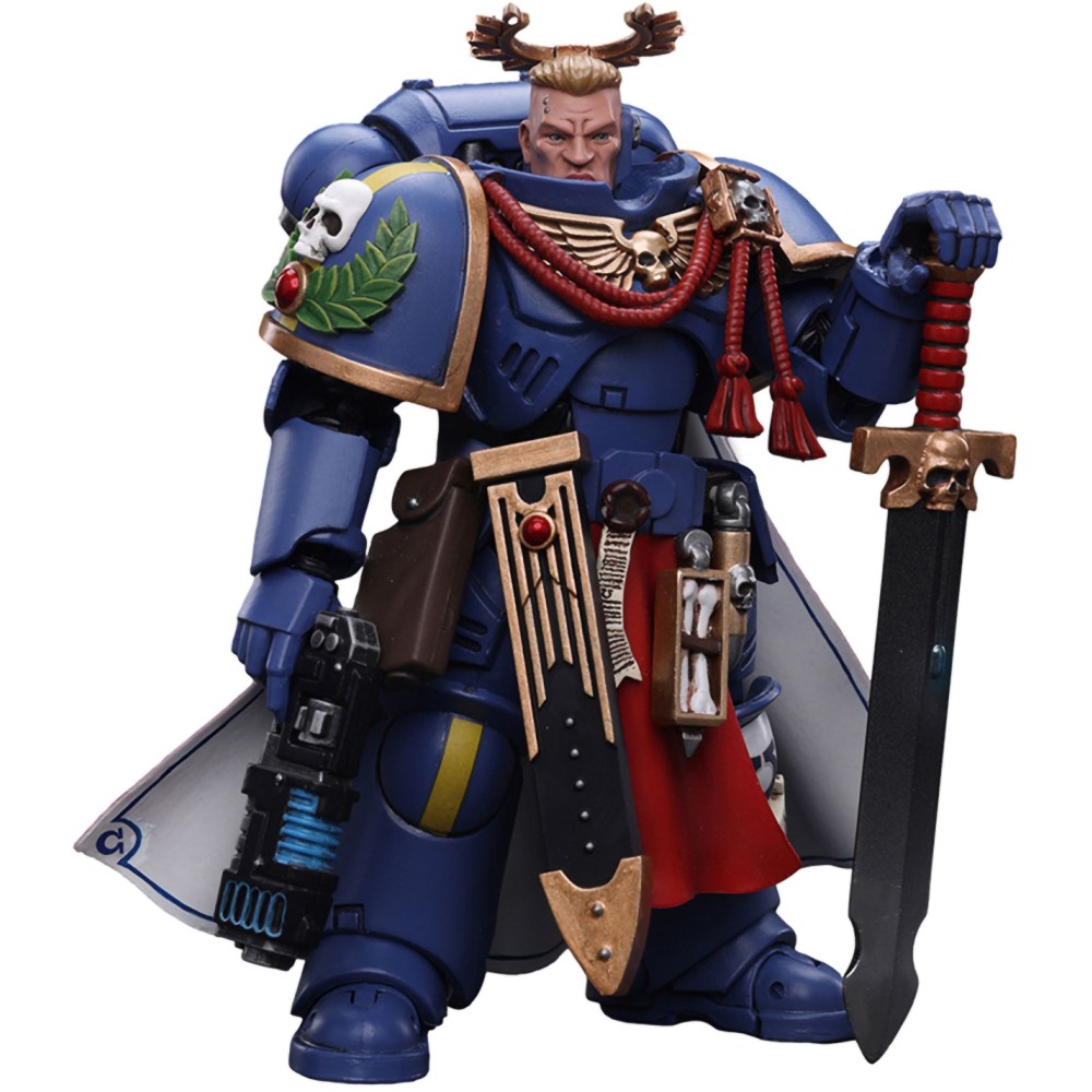 

Фигурка JOYTOY Warhammer 40K Ultramarines Primaris Captain with Power Sword and Plasma