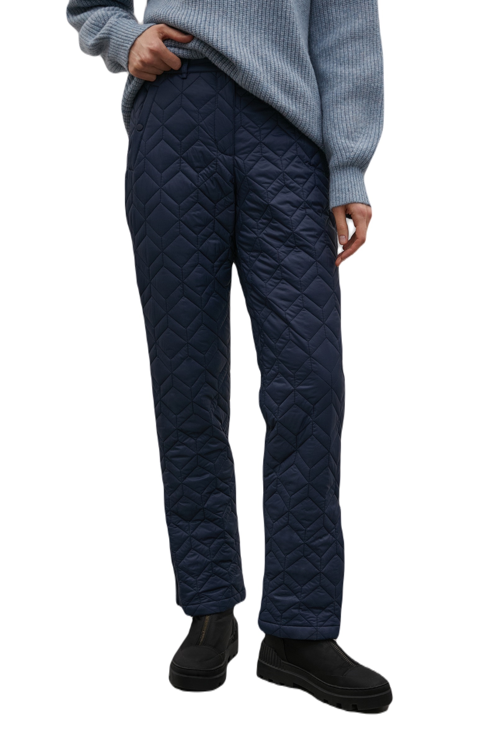 

Спортивные брюки женские Finn Flare FAC12036 синие L, Синий, FAC12036