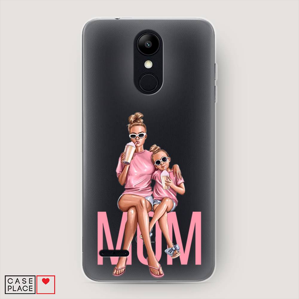 

Чехол Awog на LG K9 (K8 2018) "Lovely mom", Синий;бежевый;розовый, 83750-7