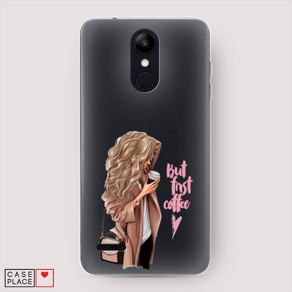 

Чехол Awog "Девушка с кофе" для LG K9 (K8 2018)