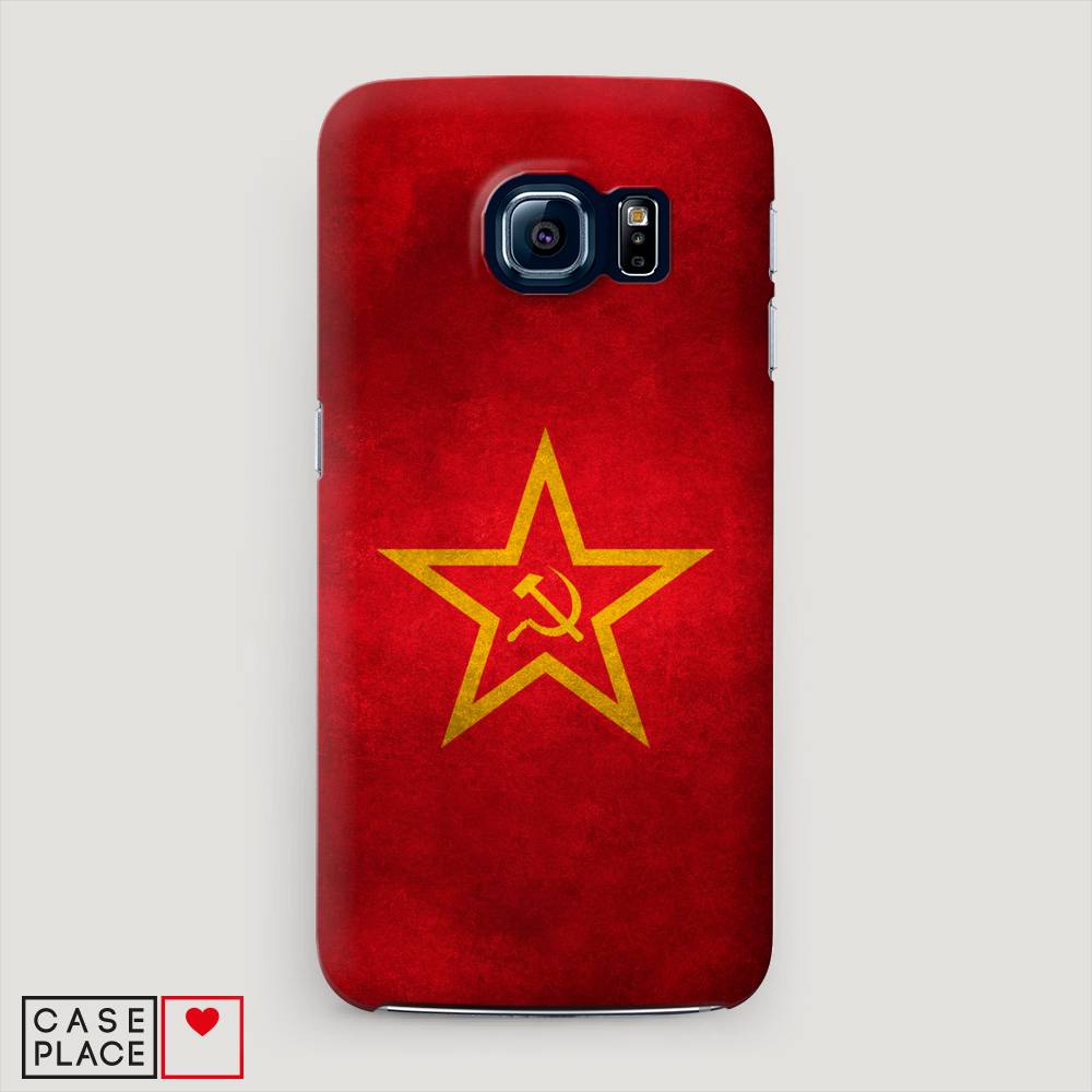 фото Чехол awog "красное знамя" для samsung galaxy s6 edge