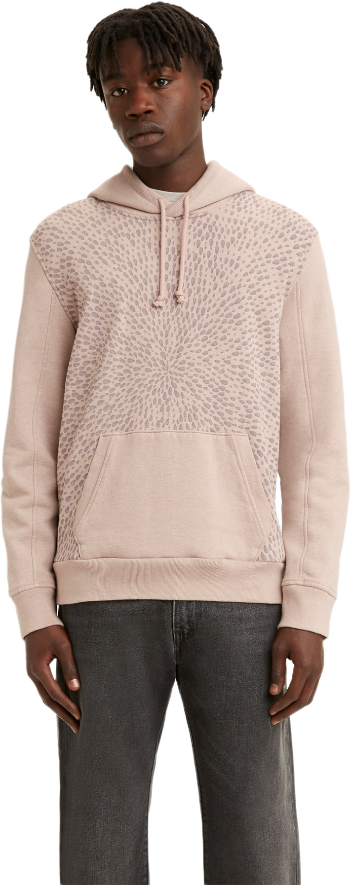 

Худи мужское Levi's 86142-0007 розовое S, 86142-0007