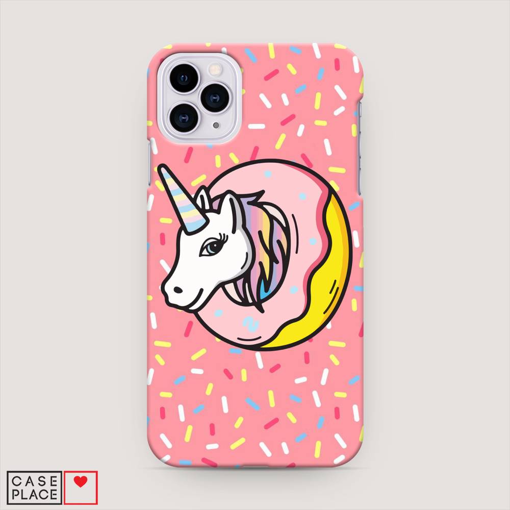 

Пластиковый чехол "Единорог в пончике" на Apple iPhone 11 Pro Max, 12220-1
